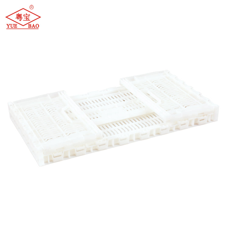 Foldable plastic crate for hatching eggs or commercial eggs CA12