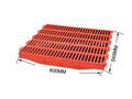 Pig slat with apertures( 600X545MM )SW01